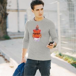 Chiefs NFL Travis Kelce Taylor Swift - Burrowhead My Ass! Men’s Grey Tee NWT